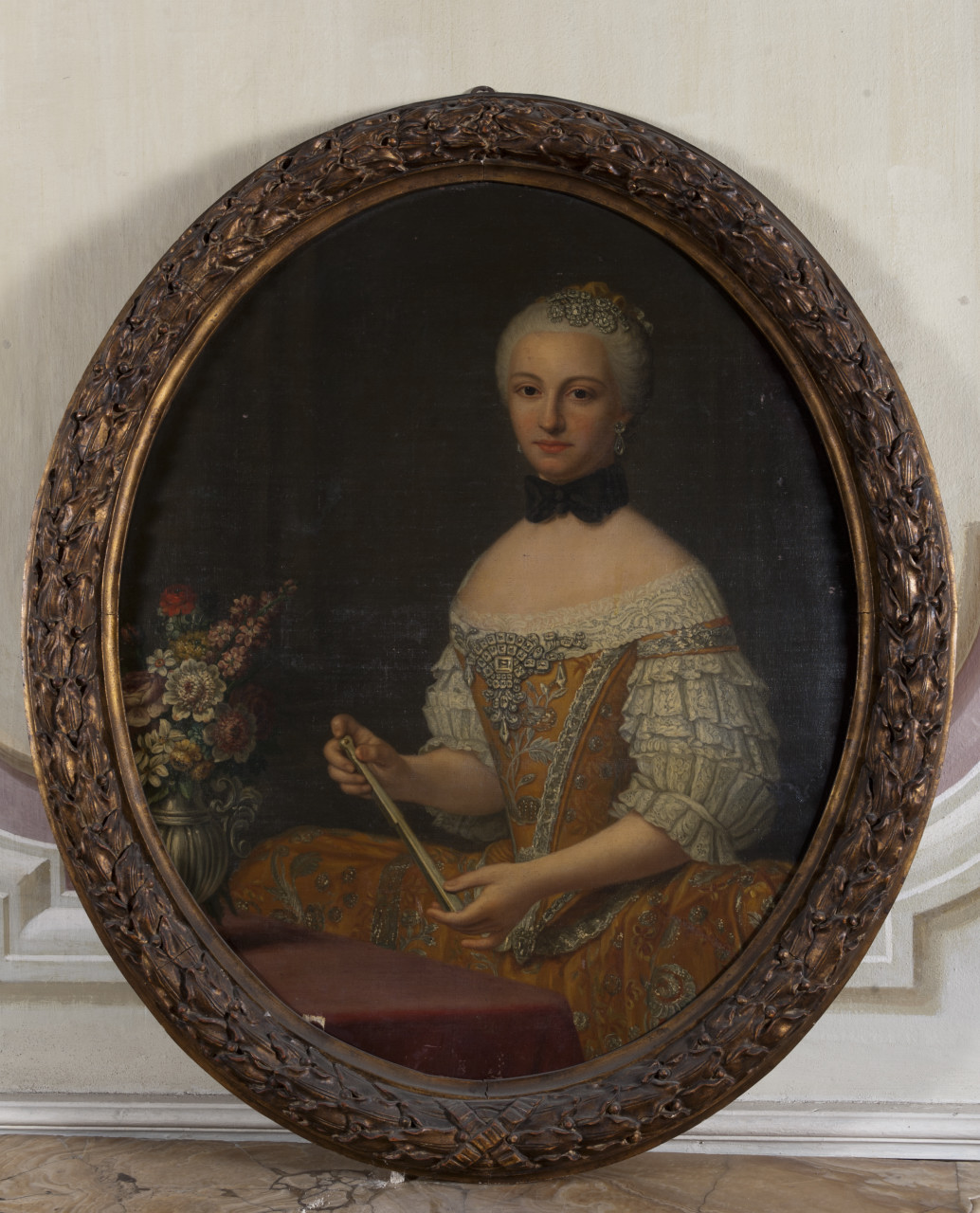 Ritratto di Maria Antonia Ferdinanda di Borbone (dipinto, opera isolata) di Duprà Domenico (attribuito), Duprà Giuseppe (attribuito) (terzo quarto sec. XVIII)