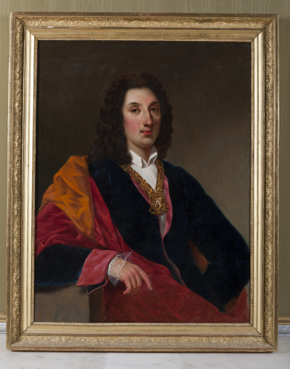 Ritratto di Luigi Tommaso di Savoia-Soissons (dipinto, opera isolata) - ambito piemontese (primo quarto sec. XVIII)