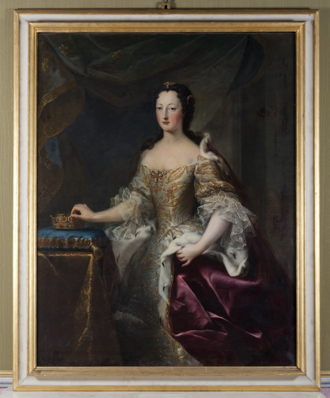 Ritratto di Elisabetta Carlotta d’Orleans (dipinto, opera isolata) - ambito francese (primo quarto sec. XVIII)