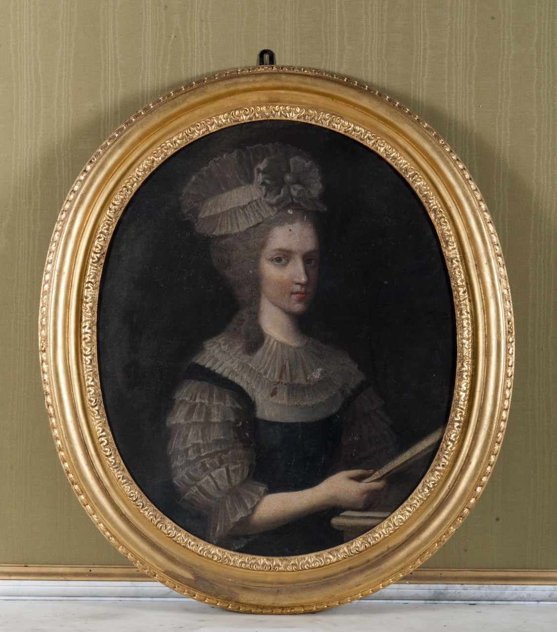 Ritratto di Maria Teresa Luisa di Savoia-Carignano (?) (dipinto, opera isolata) - ambito francese (ultimo quarto sec. XVIII)