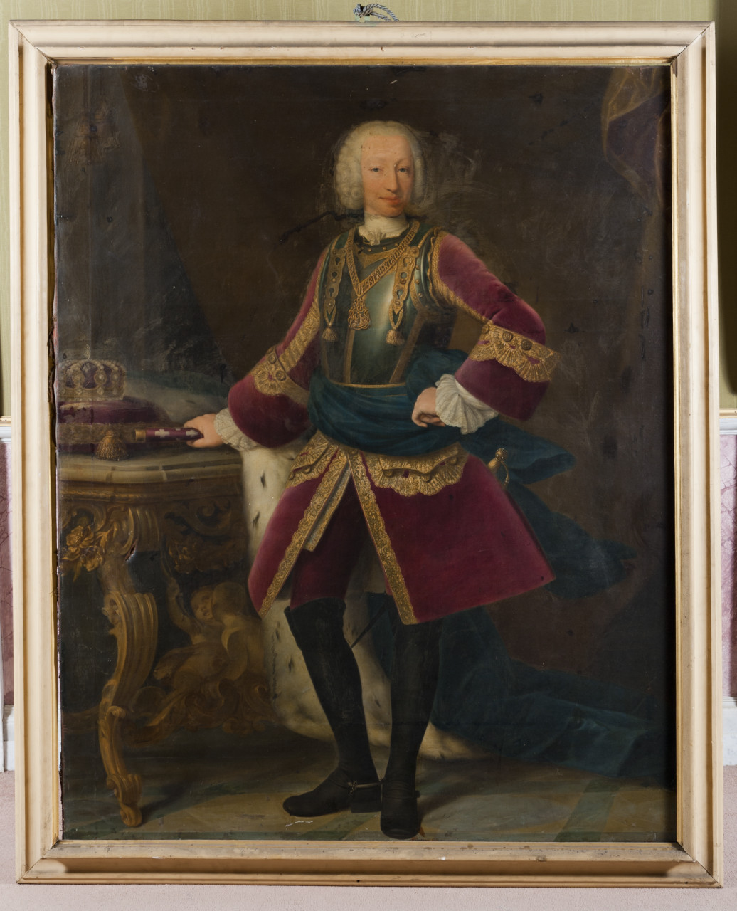 Ritratto di Carlo Emanuele III di Savoia (dipinto, opera isolata) - ambito piemontese (secondo quarto sec. XVIII)