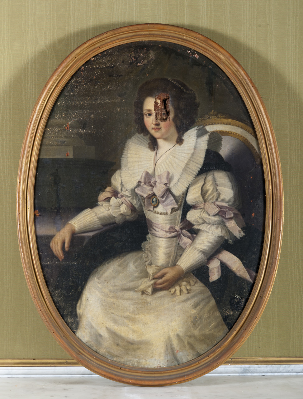 Ritratto di Maria Adelaide Clotilde Saveria di Borbone-Francia (dipinto, opera isolata) - ambito piemontese (ultimo quarto sec. XVIII)
