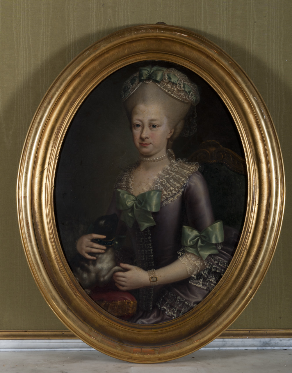 Ritratto di Maria Carolina Antonietta Adelaide di Savoia (dipinto, opera isolata) di Panealbo Giovanni - ambito piemontese (ultimo quarto sec. XVIII)
