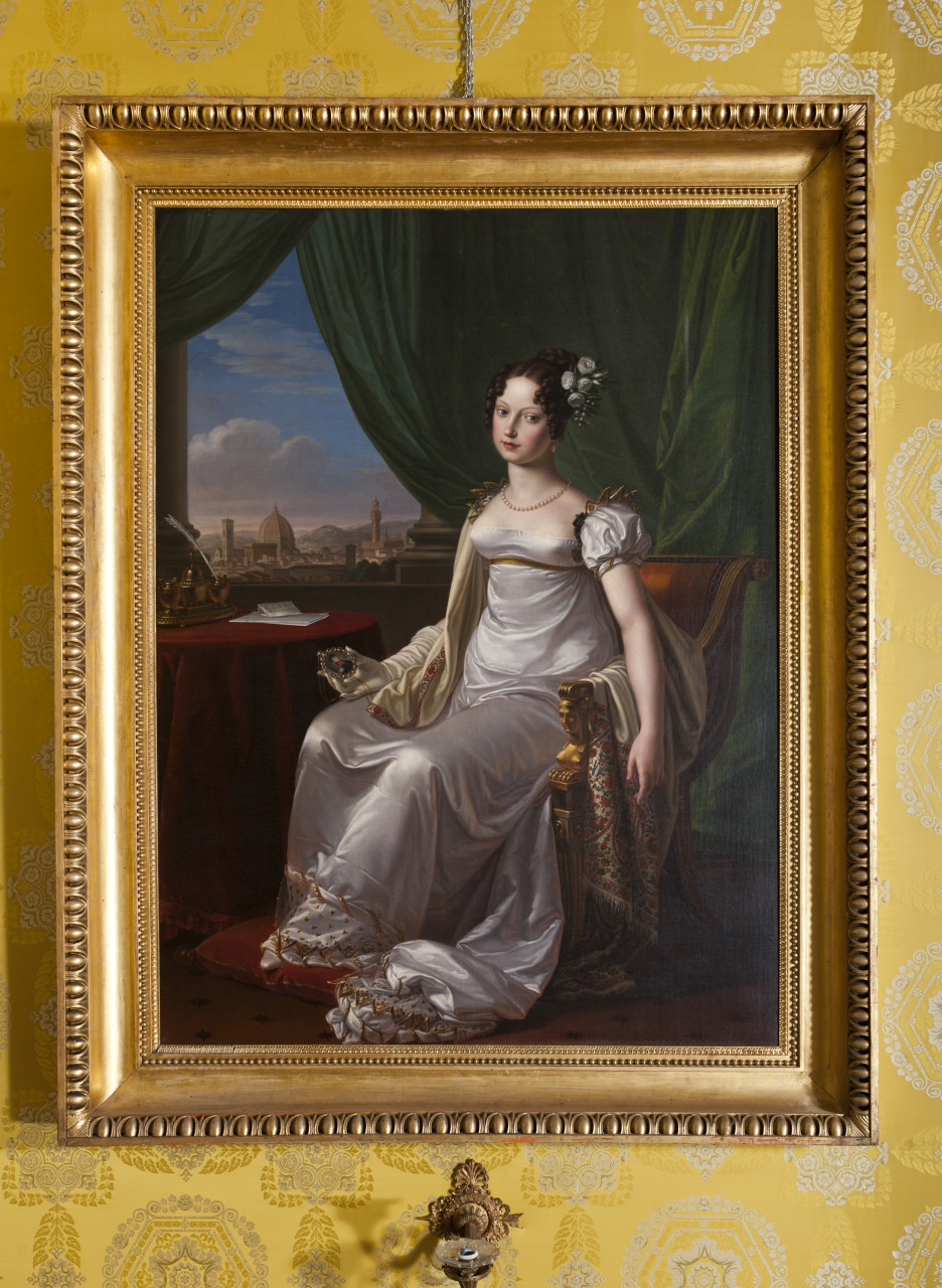 Ritratto di Maria Teresa Asburgo-Lorena Toscana (dipinto, opera isolata) di Pietro Benvenuti (secondo quarto sec. XIX)