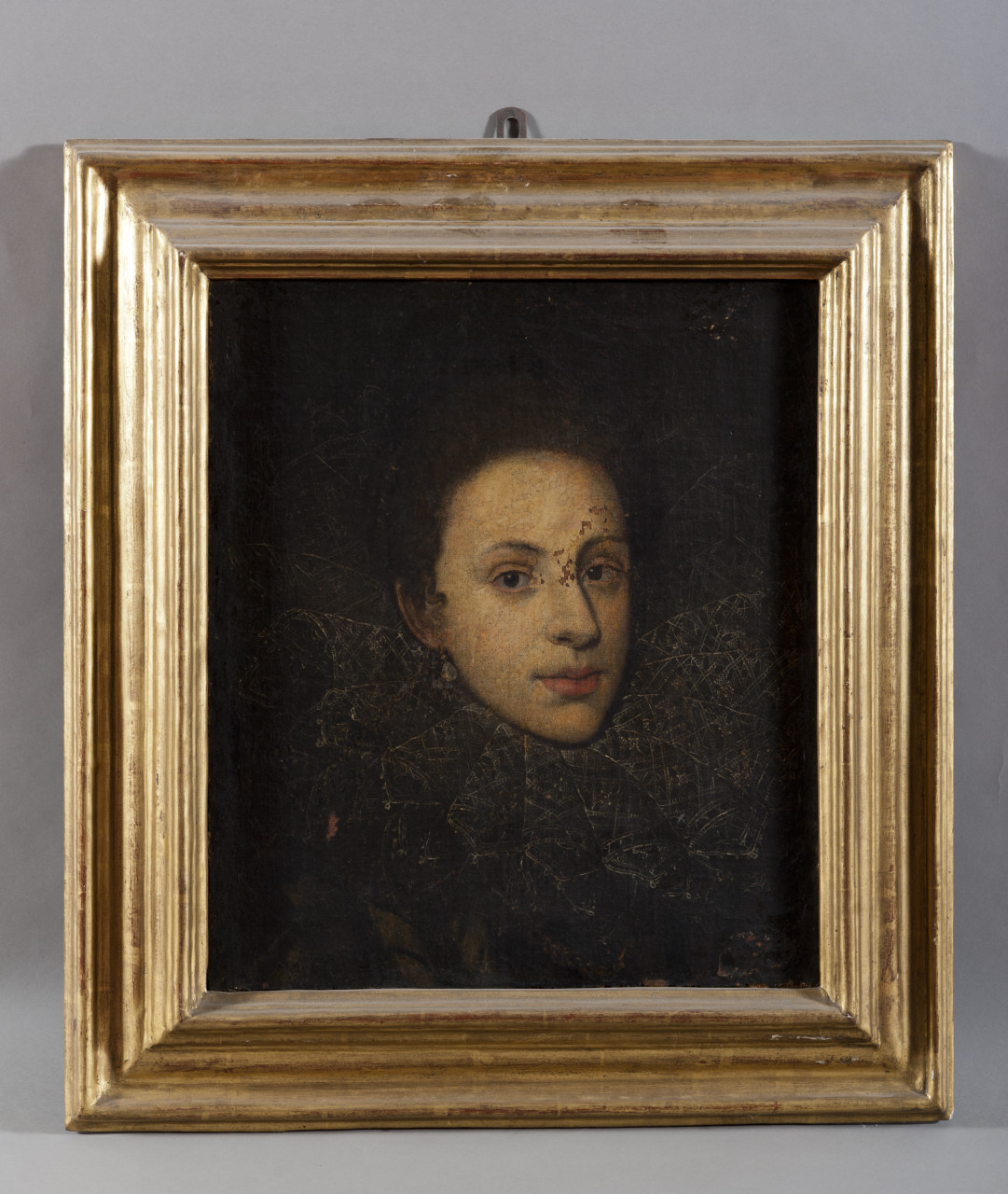 Ritratto di Margherita di Savoia duchessa di Mantova (dipinto, opera isolata) - ambito Italia settentrionale (primo quarto sec. XVII)