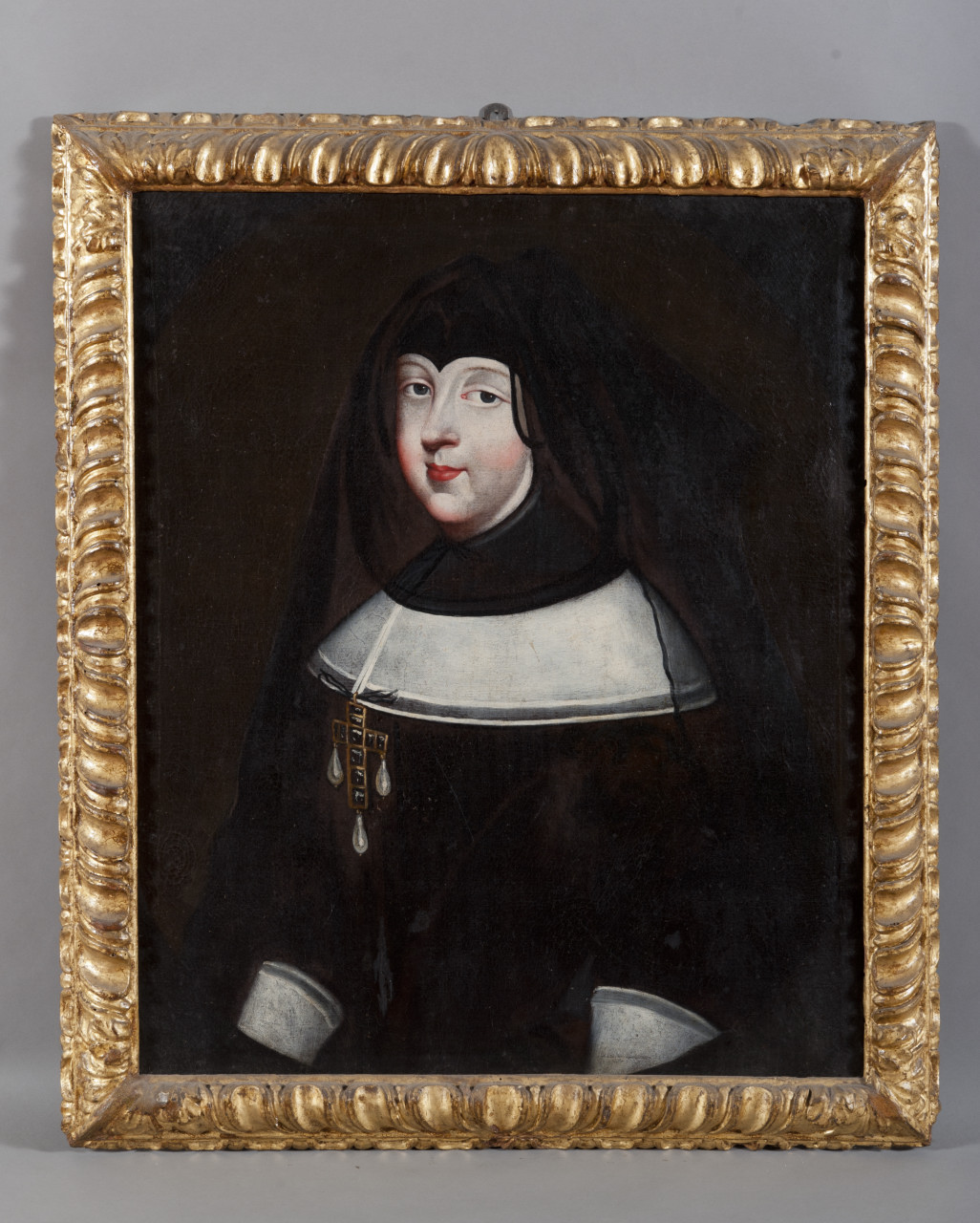 Ritratto di Giovanna Battista di Savoia-Nemours (dipinto, opera isolata) - ambito piemontese (ultimo quarto sec. XVII)