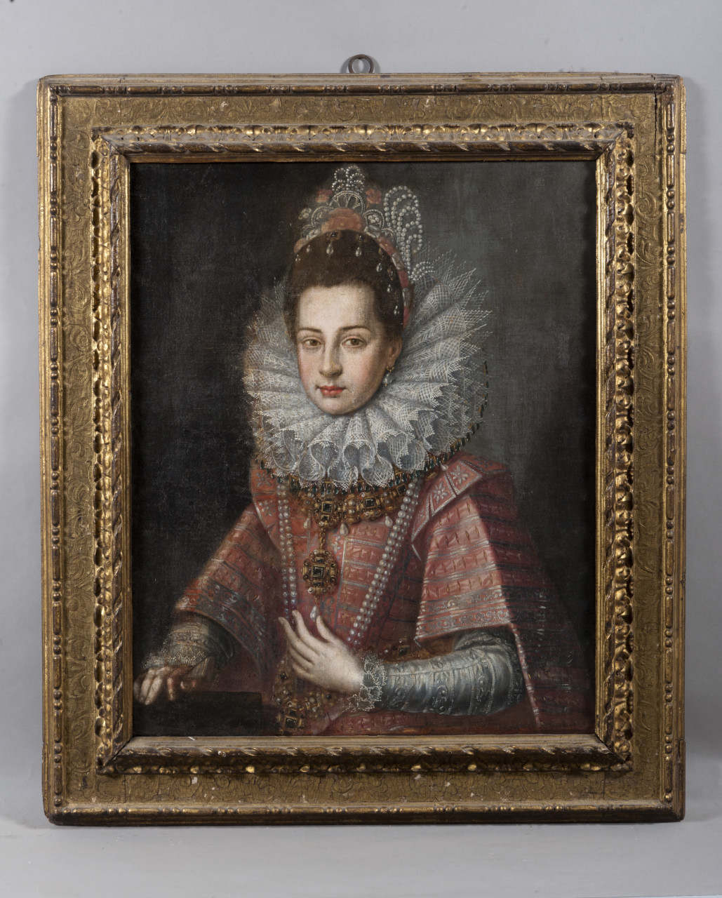 Ritratto di Margherita di Savoia (dipinto, opera isolata) - ambito Italia settentrionale (primo quarto sec. XVII)