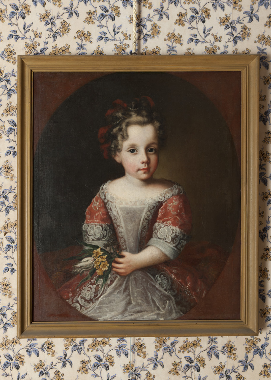 Ritratto di bambina (dipinto, opera isolata) - ambito francese (prima metà sec. XVIII)