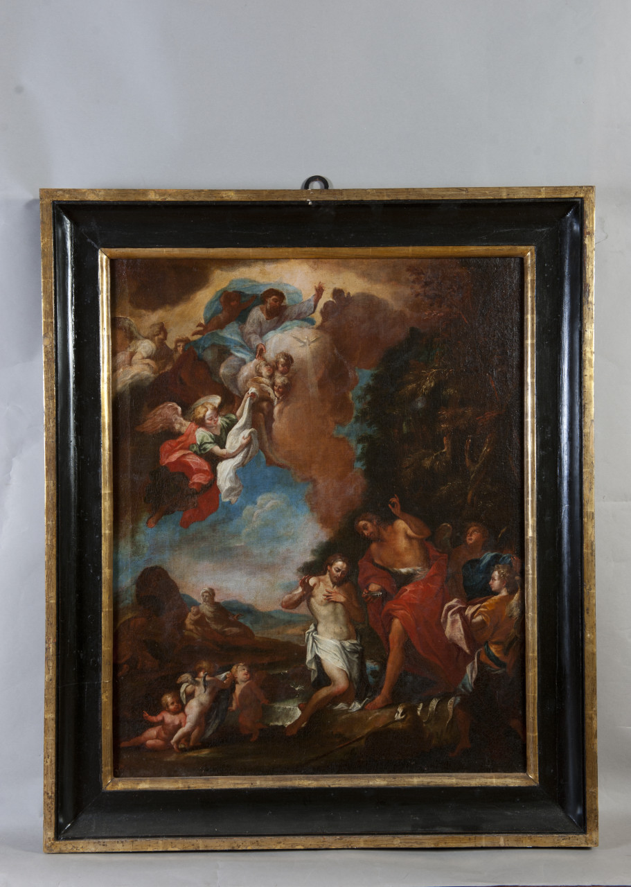 Battesimo di Gesù Cristo (dipinto, opera isolata) - ambito Italia centro-settentrionale (fine/ metà secc. XVII/ XVIII)