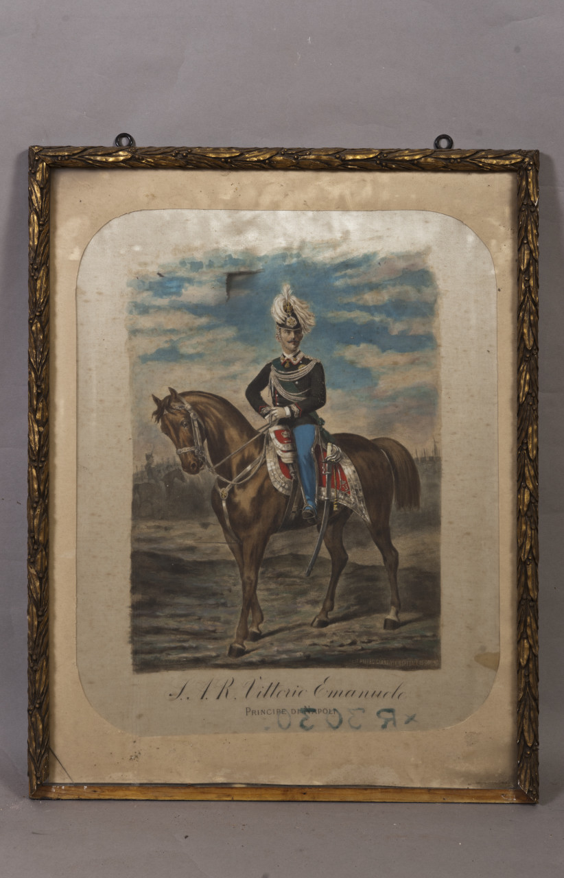 Vittorio Emanuele III di Savoia (stampa) - ambito italiano (ultimo quarto sec. XIX)