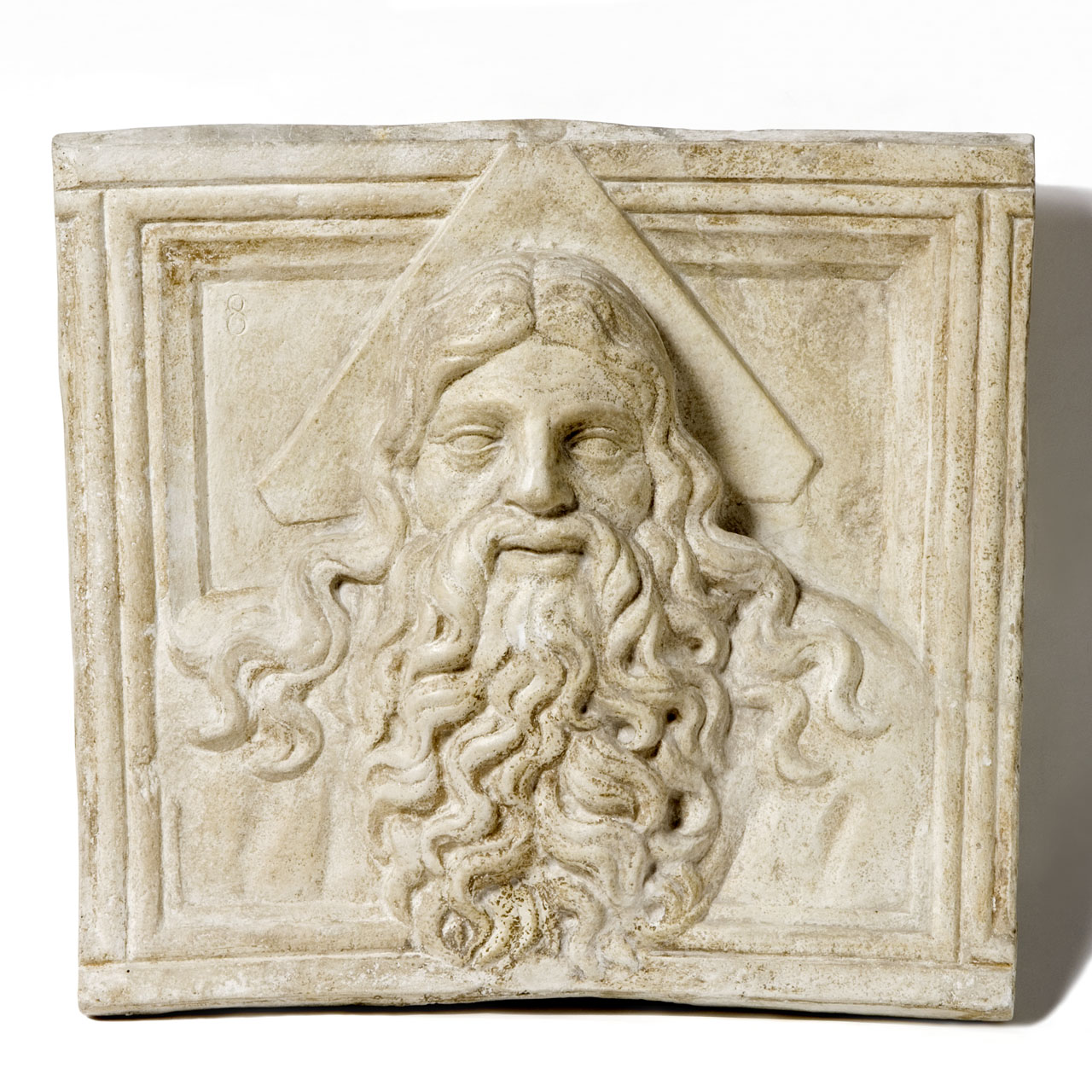 Dio Padre (calco di formella) di Lelli Federigo (e aiuti) (sec. XX)