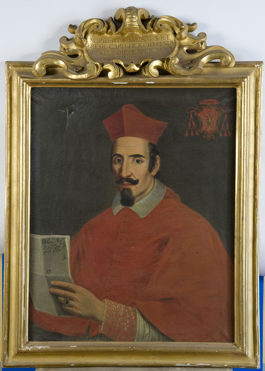 Ritratto del cardinale Scipione d'Elci (dipinto) - ambito senese (fine/ inizio secc. XVIII/ XIX)