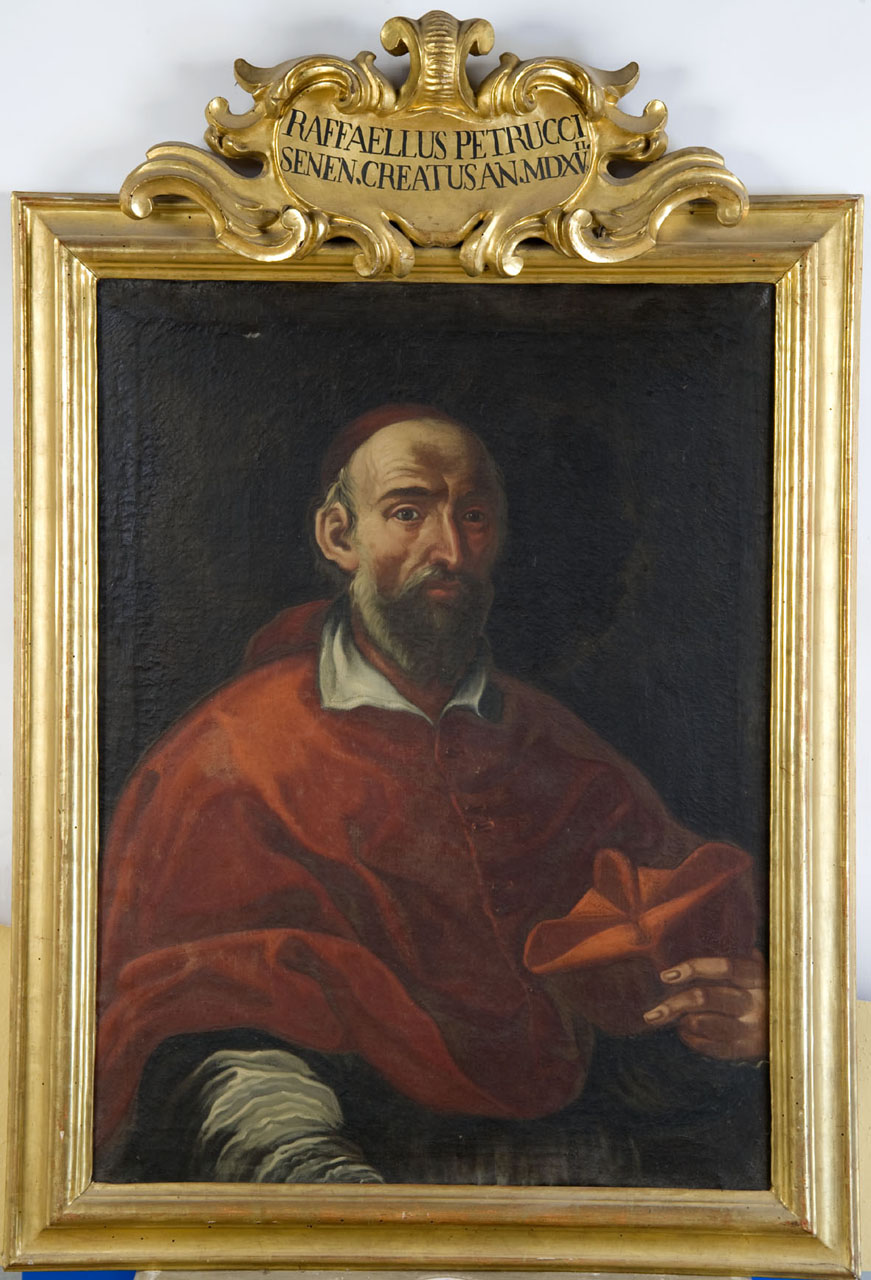 Ritratto del cardinale Raffaello Petrucci (dipinto) - ambito senese (fine sec. XVII)