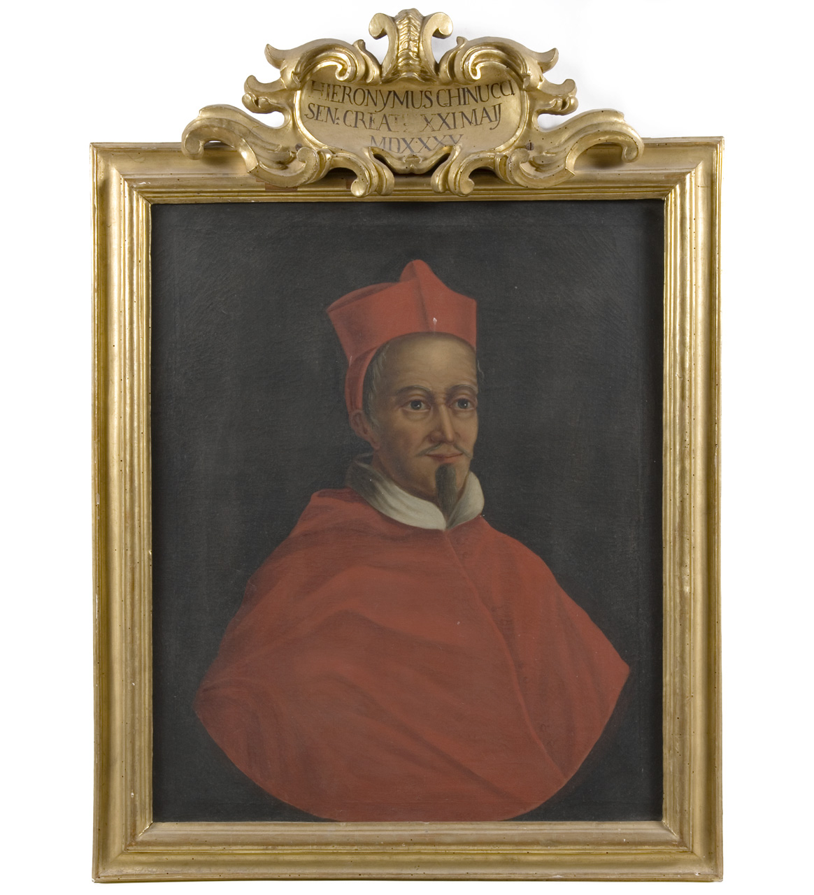 Ritratto del cardinale Girolamo Ghinucci (dipinto) - ambito senese (fine/ inizio secc. XVII/ XVIII)