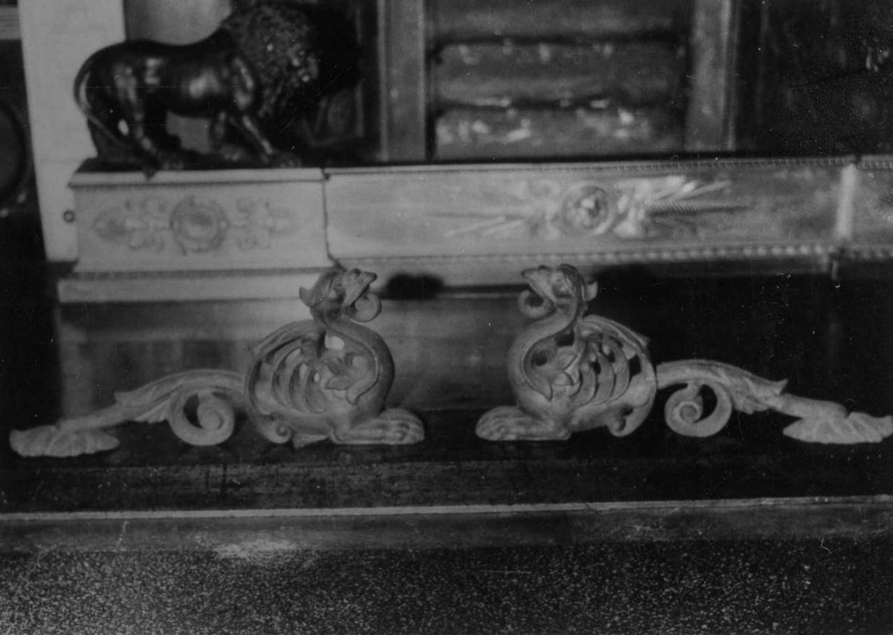 alare, coppia - produzione fiorentina (sec. XIX)