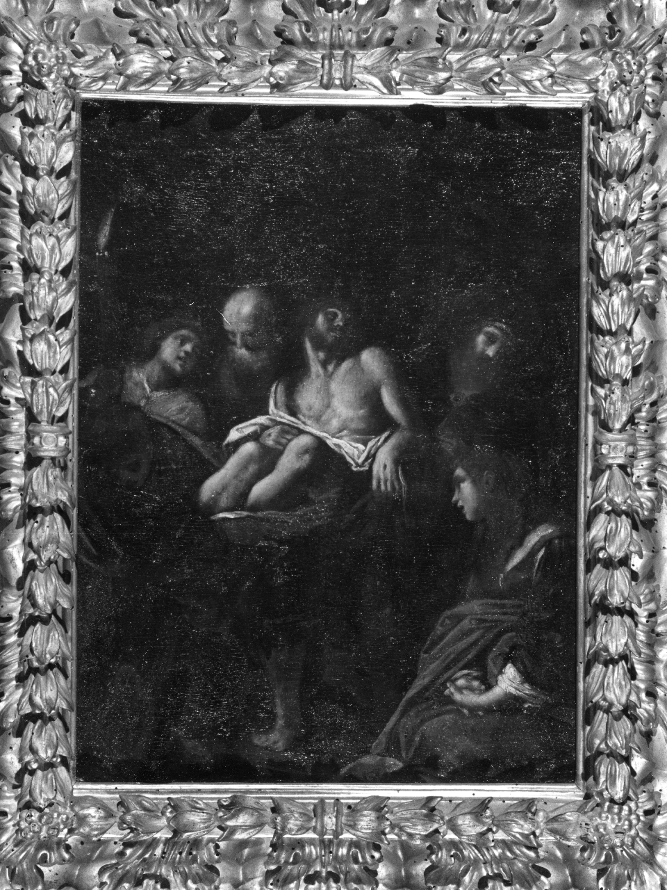 deposizine di Cristo al sepolcro (dipinto) di Cavedone Giacomo (prima metà sec. XVII)