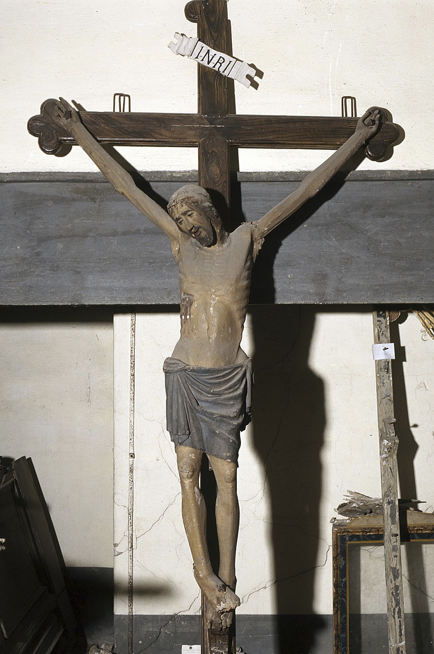 Cristo crocifisso (scultura) - bottega toscana (primo quarto ec. XIV)