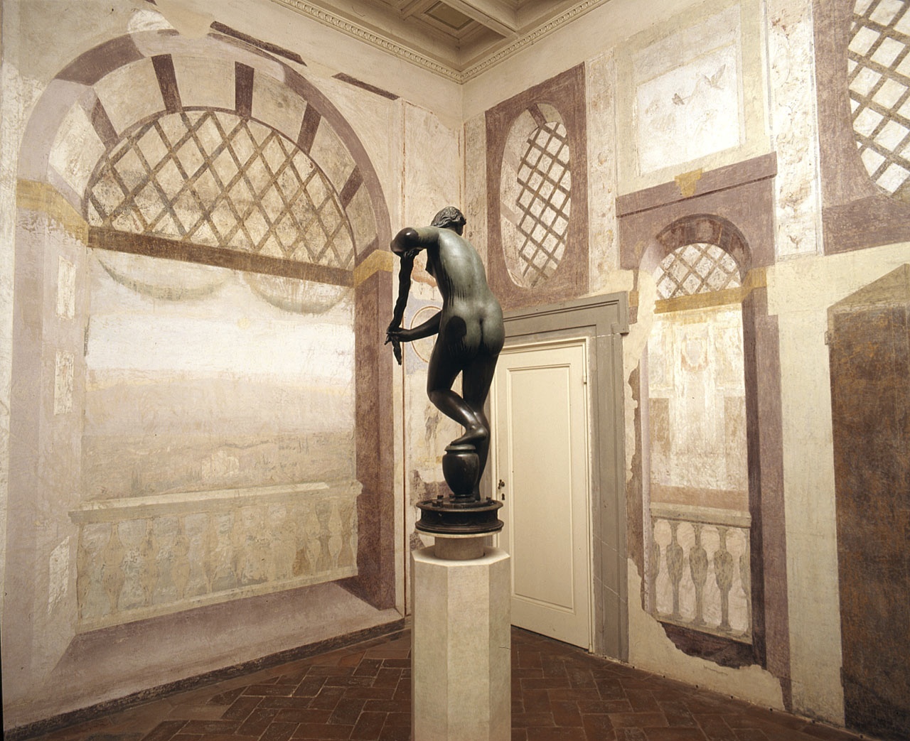 paesaggio con architetture (dipinto) di Daddi Cosimo (cerchia) (secc. XVI/ XVII)