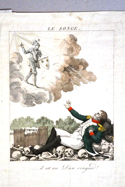 Il sogno è un Dio vendicatore, Napoleone (stampa) - ambito francese (primo quarto sec. XIX)