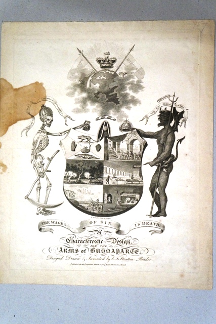 Un progetto caratteristico per lo stemma di Buonaparte, Napoleone (stampa) di Alexander G, Stratton E.F (inizio sec. XIX)