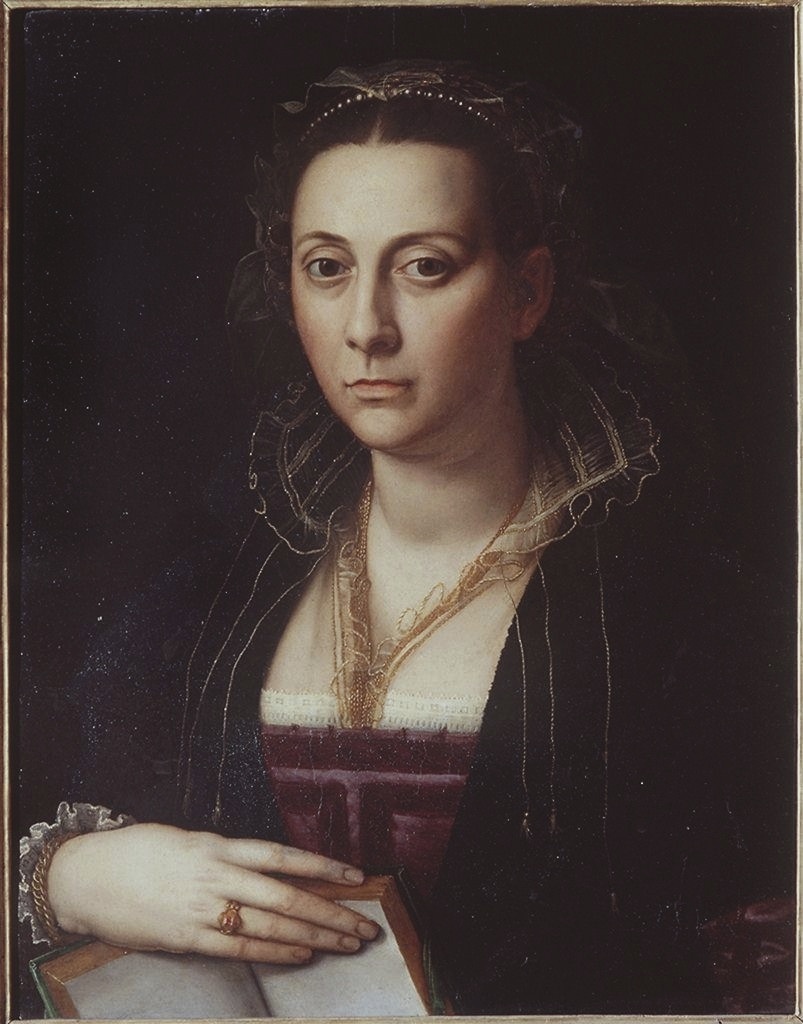 ritratto di donna (dipinto) di Tosini Michele detto Michele di Ridolfo del Ghirlandaio (terzo quarto sec. XVI)