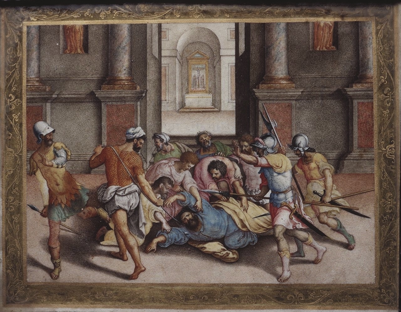 cattura di San Marco (miniatura) di Lupi Simone (secc. XVI/ XVII)