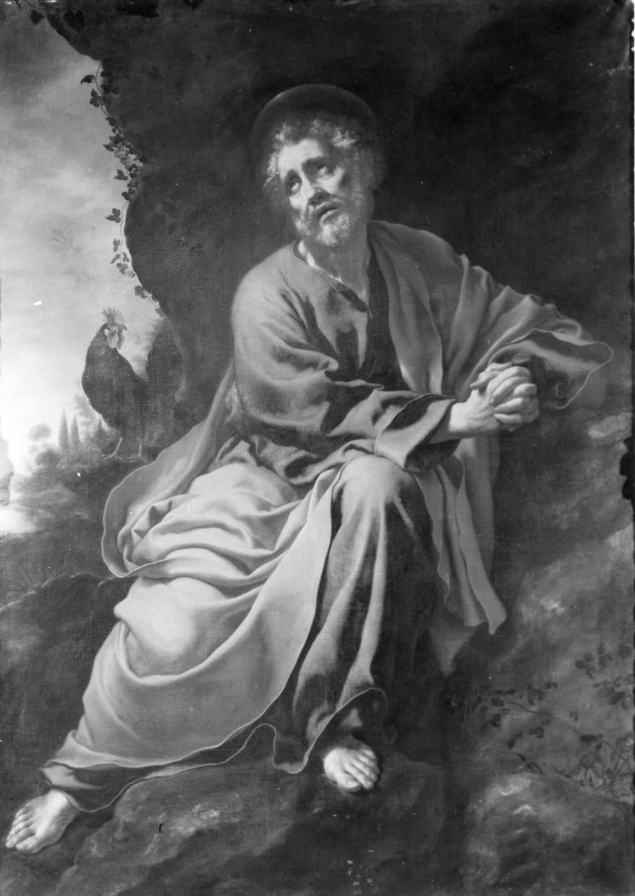 San Pietro in lacrime (dipinto) di Dolci Carlo (sec. XVII)