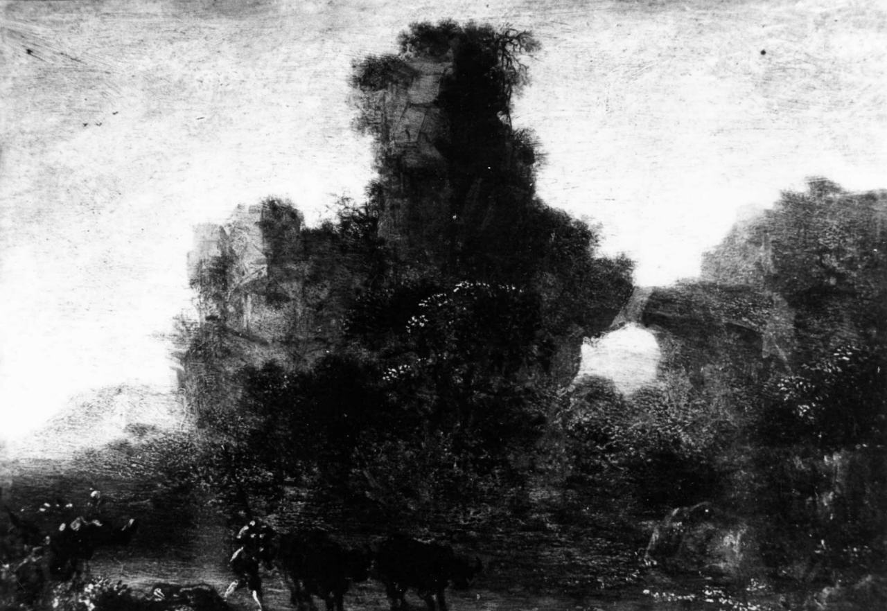 scena pastorale (dipinto) di Momper Jan de (sec. XVII)