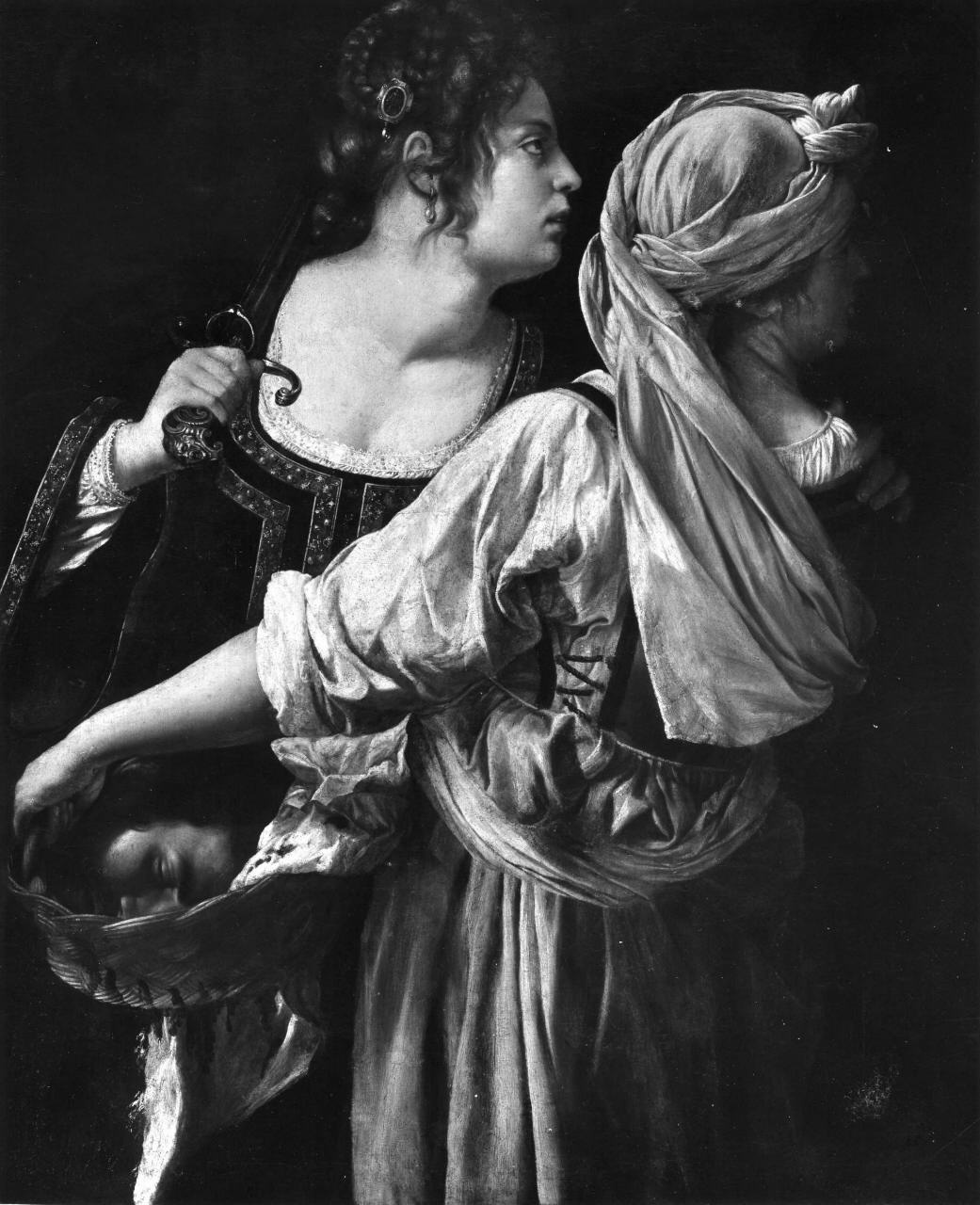 Giuditta e la sua ancella (dipinto) di Gentileschi Artemisia (sec. XVII)