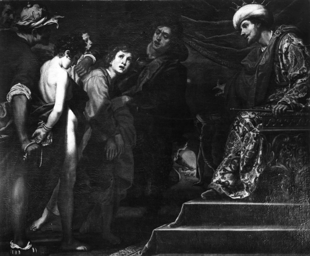 tre fanciulli ebrei condotti alla fornace (dipinto) di Lippi Lorenzo (sec. XVII)