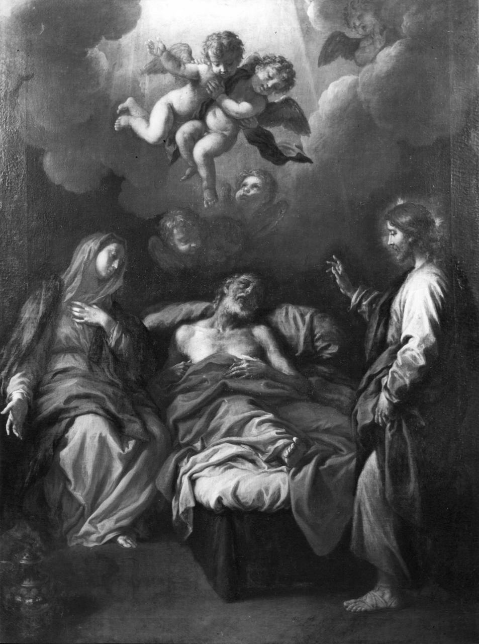 morte di San Giuseppe (dipinto) di Gabbiani Anton Domenico (sec. XVIII)