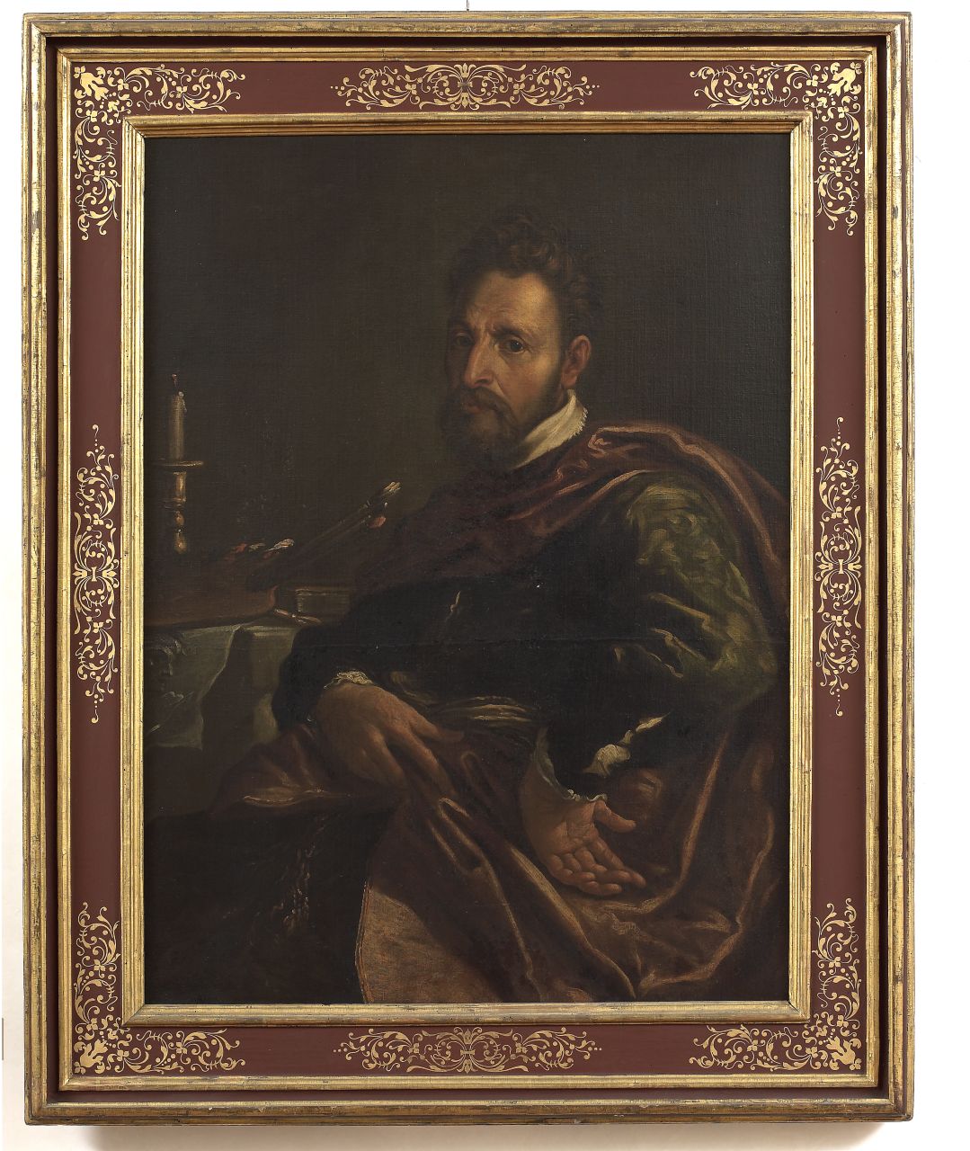 autoritratto di Pellegrino Tibaldi (dipinto) di Tibaldi Pellegrino detto il Pellegrini (sec. XVI) 