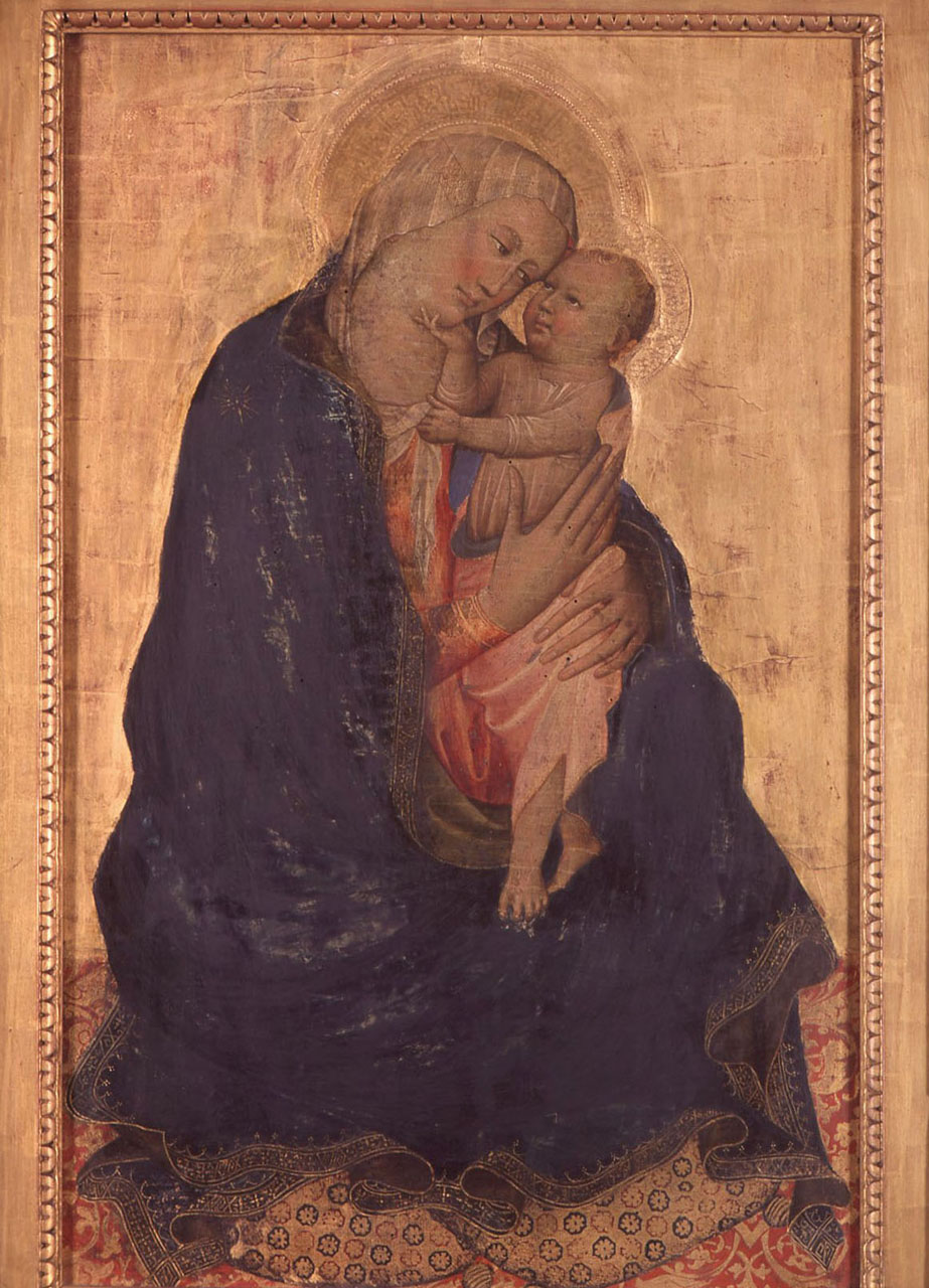 Madonna con Bambino (dipinto) di Starnina Gherardo (attribuito) (secc. XIV/ XV)