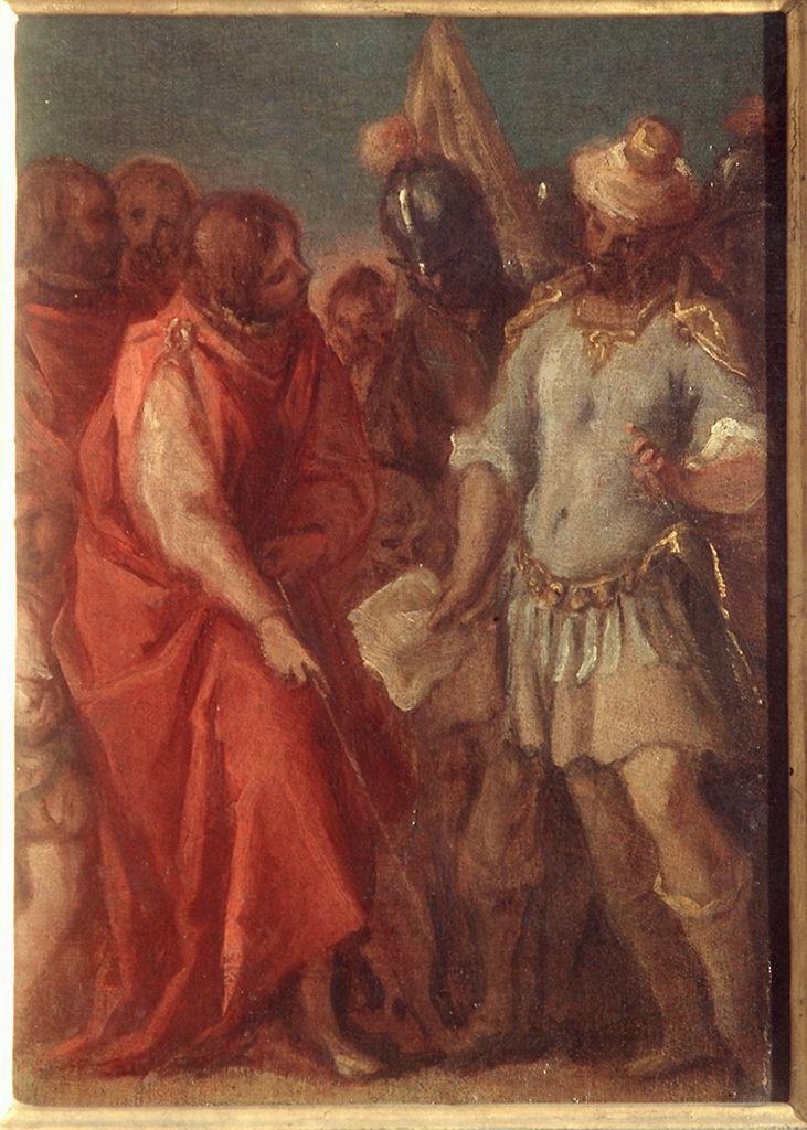 episodio del Nuovo Testamento (dipinto) di Palma il Giovane (fine sec. XVI)