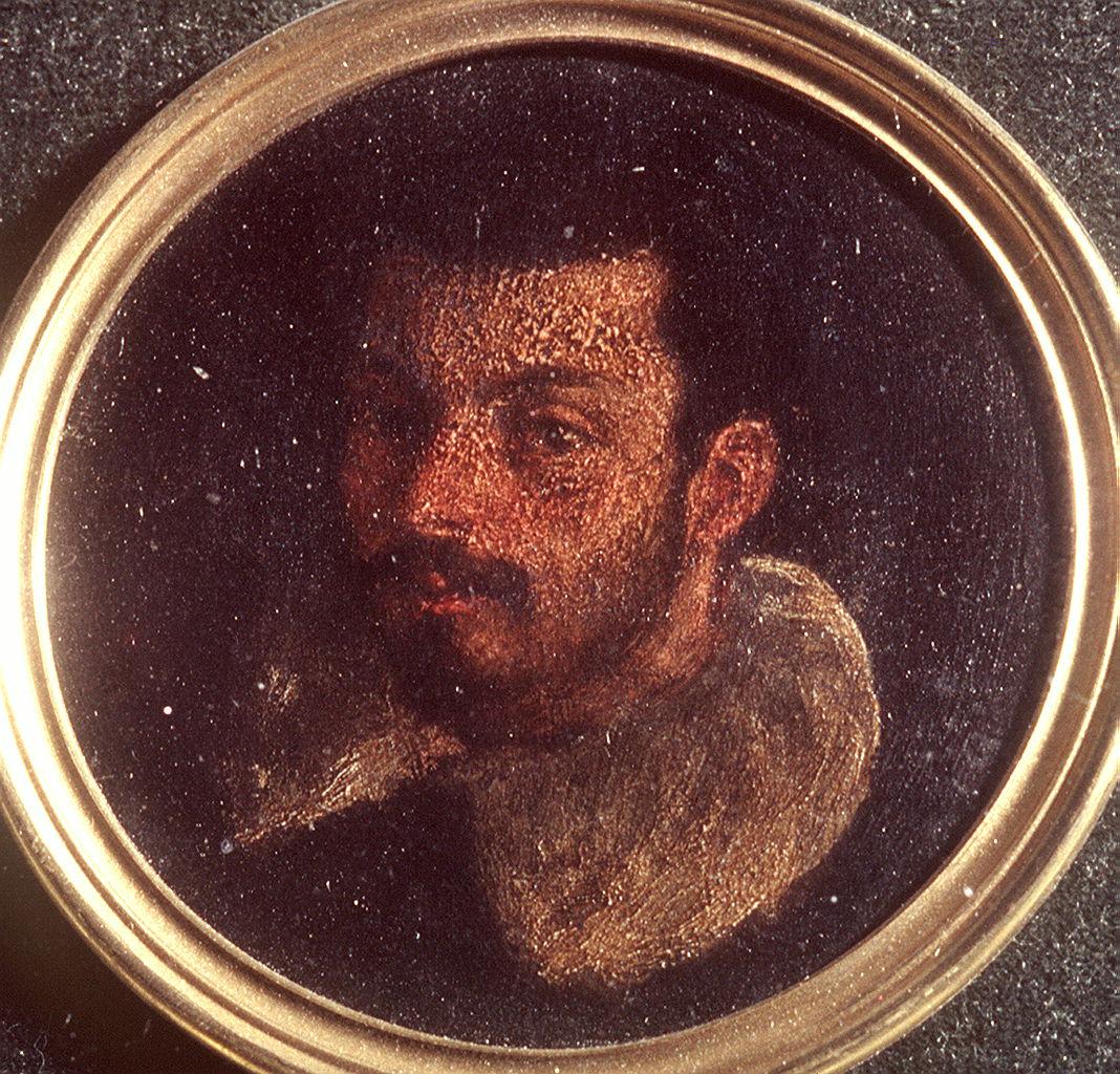 autoritratto di Francesco Bassano il giovane (miniatura) di Da Ponte Francesco detto Bassano il Giovane (?) (sec. XVI)