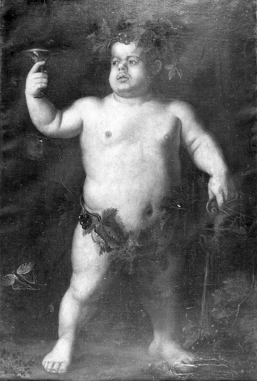 ritratto frontale di Morgante nano (dipinto) di Bronzino (sec. XVI)