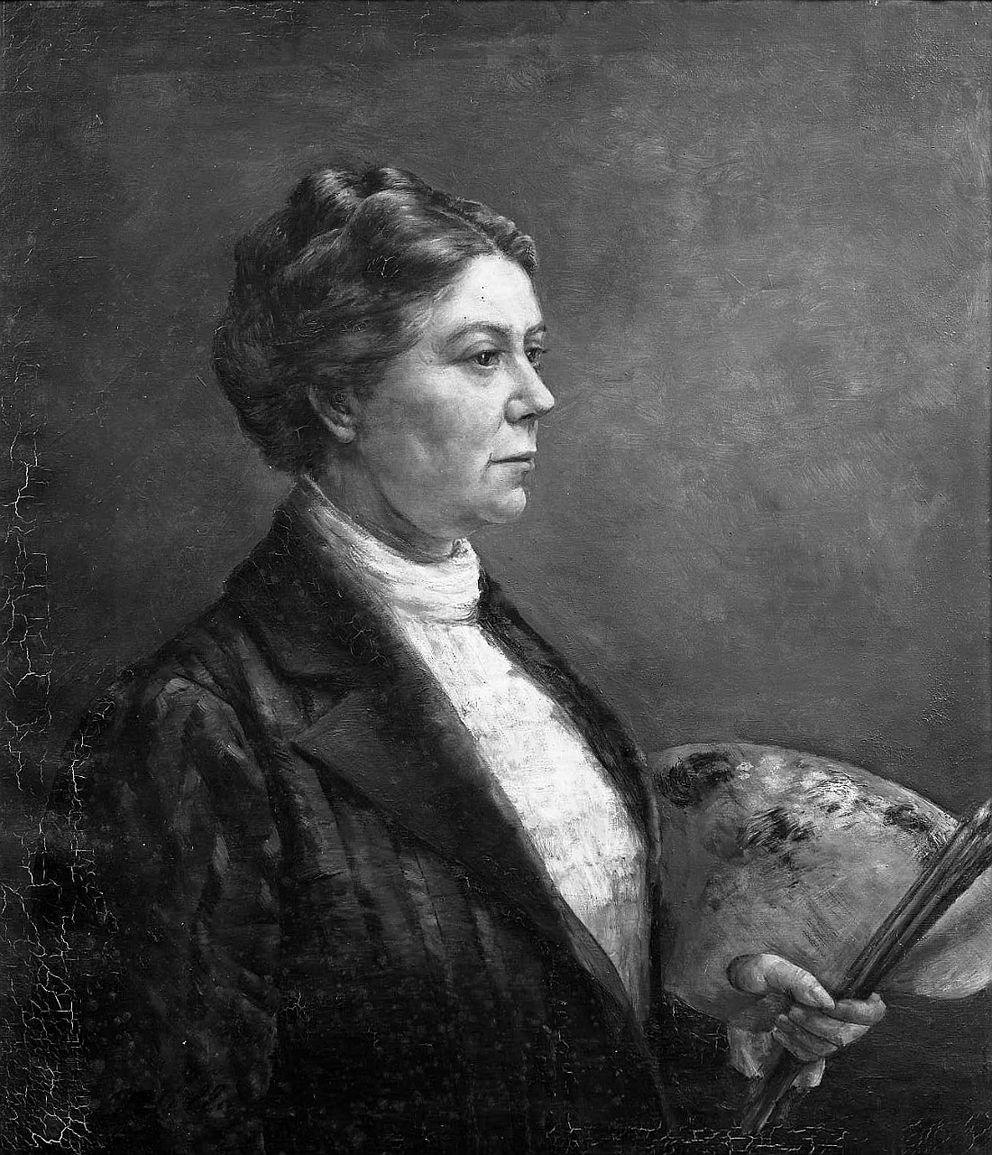 autoritratto di Marie Collart (dipinto) di Collart Marie (inizio sec. XX)