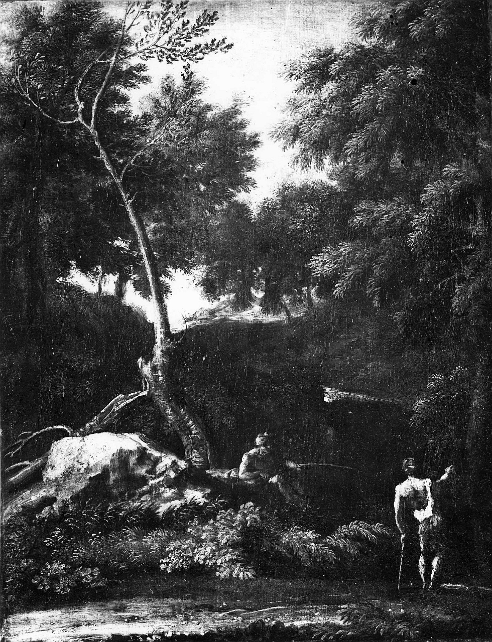 paesaggio con alberi (dipinto) di Dughet Gaspard (seconda metà sec. XVII)
