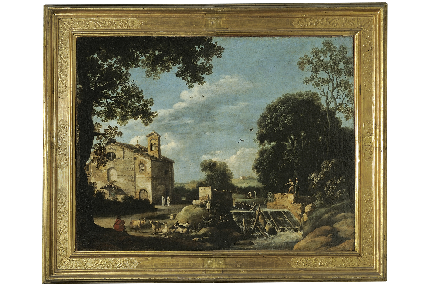 paesaggio (dipinto) di Filippo di Liagno detto Filippo Napoletano (primo quarto sec. XVII)
