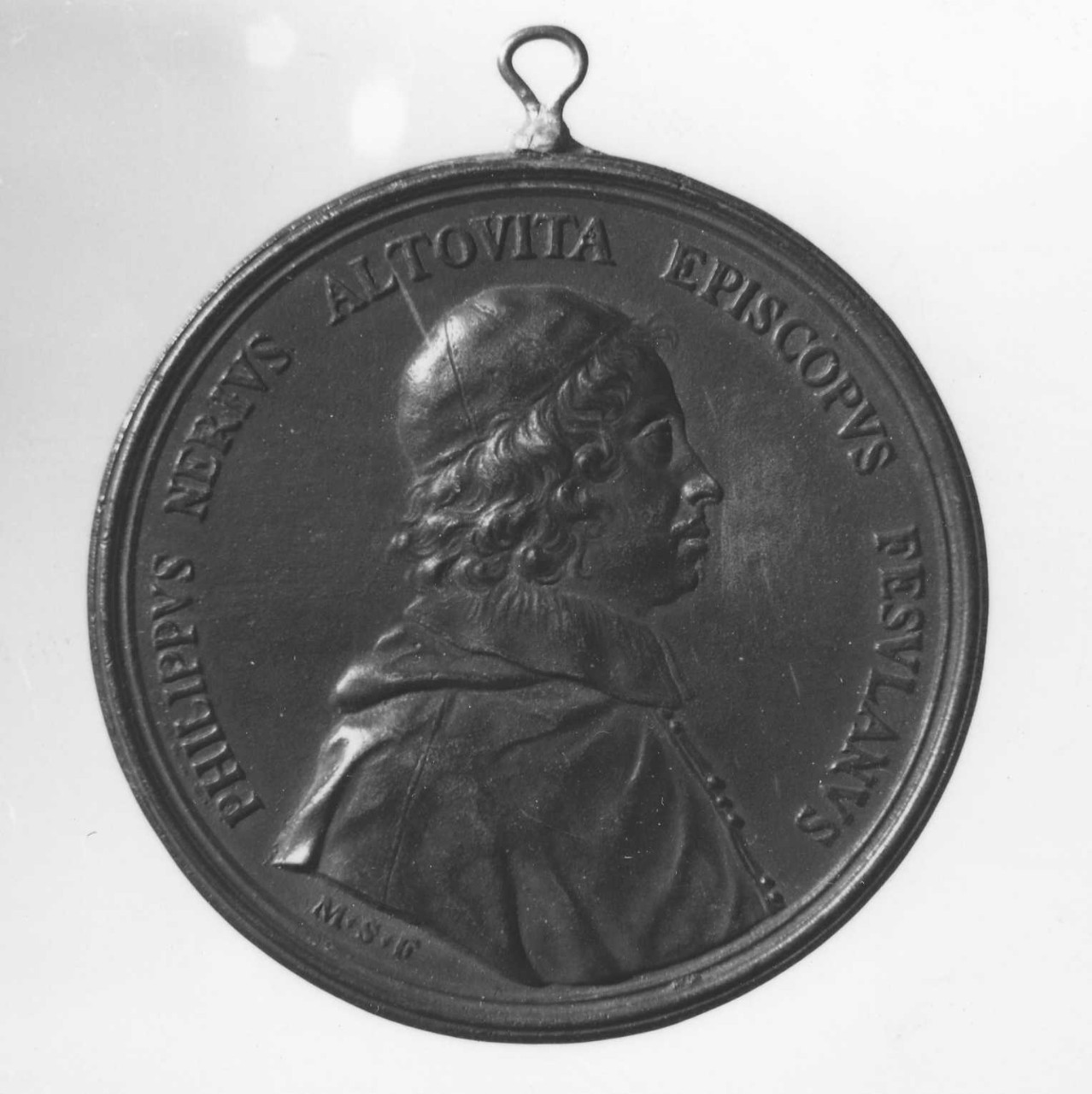 ritratto di Filippo Neri Altoviti/ Giustizia e Minerva colpiscono il Vizio (medaglia) di Soldani Benzi Massimiliano (sec. XVII)