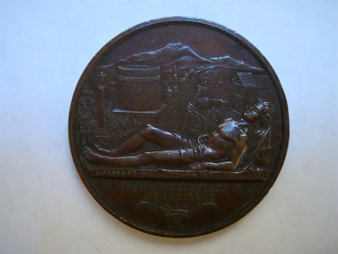 San Sebastiano (medaglia) di Pieroni Adolfo (sec. XIX)