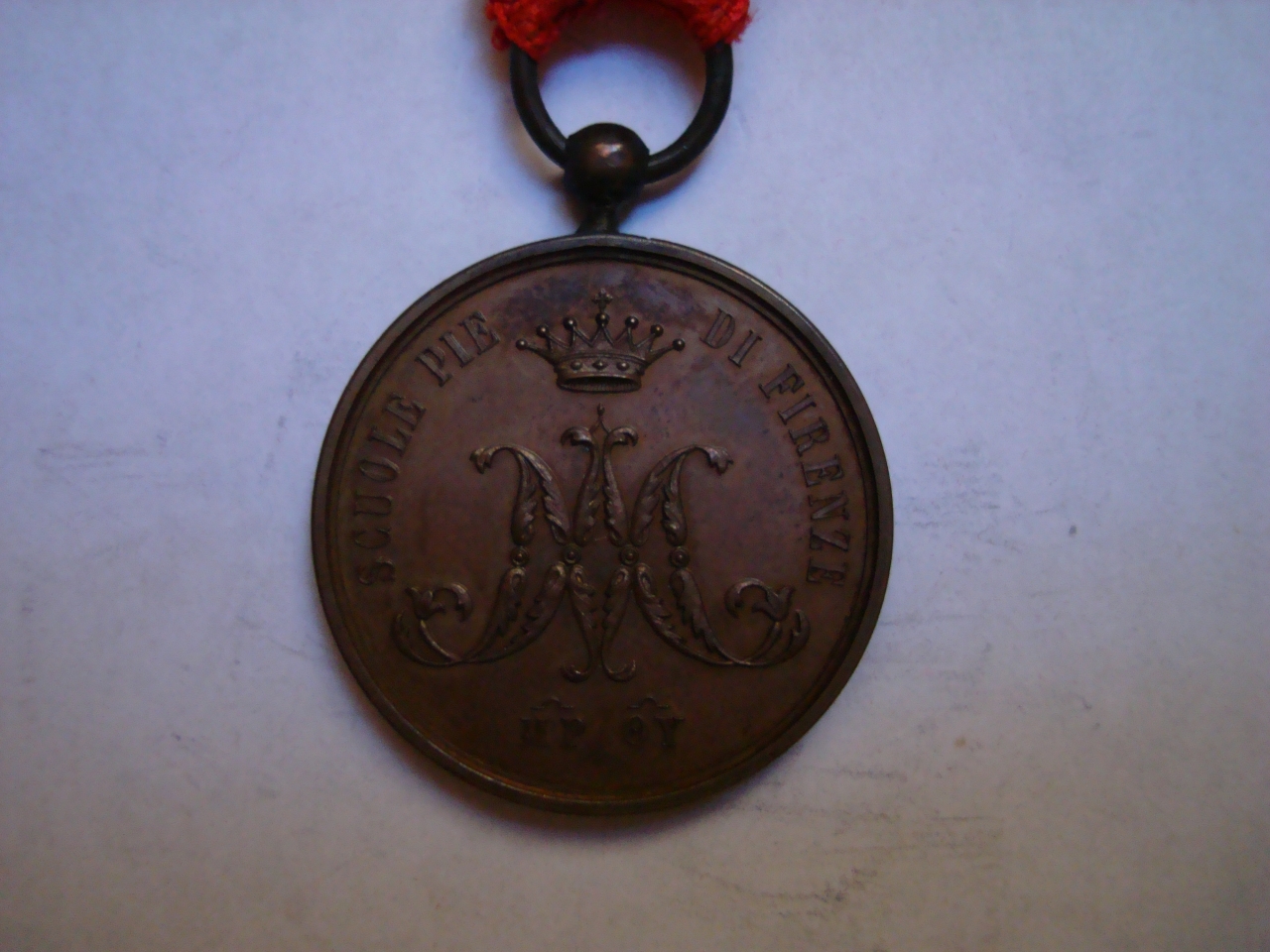 monogramma mariano (medaglia) - bottega toscana (sec. XX)