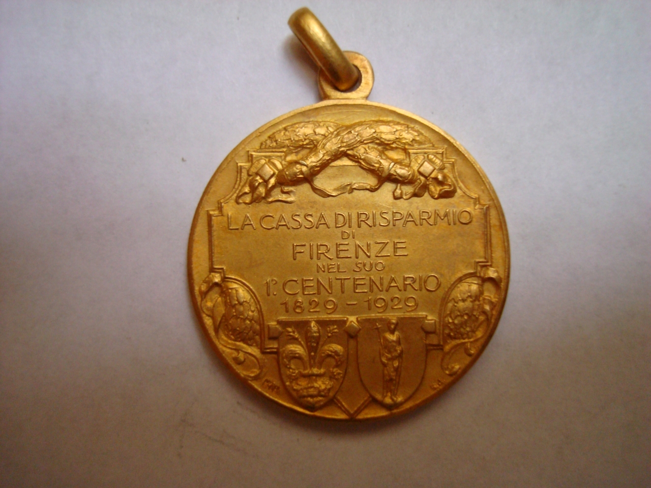 figura allegorica (medaglia) di Johnson Stefano ditta (sec. XX)