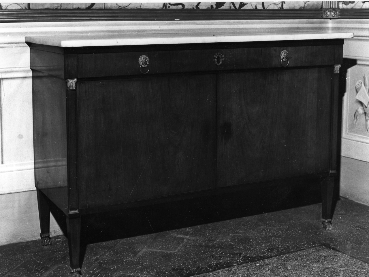 cassettone, serie - bottega toscana (primo quarto sec. XIX)