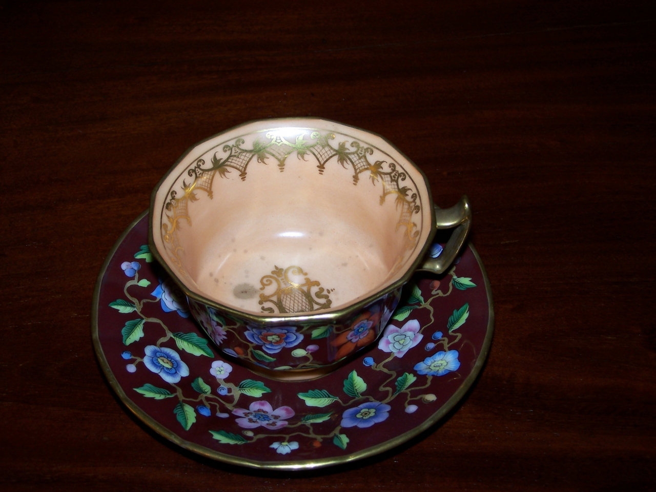 piattino da caffè - manifattura tedesca (metà sec. XIX)