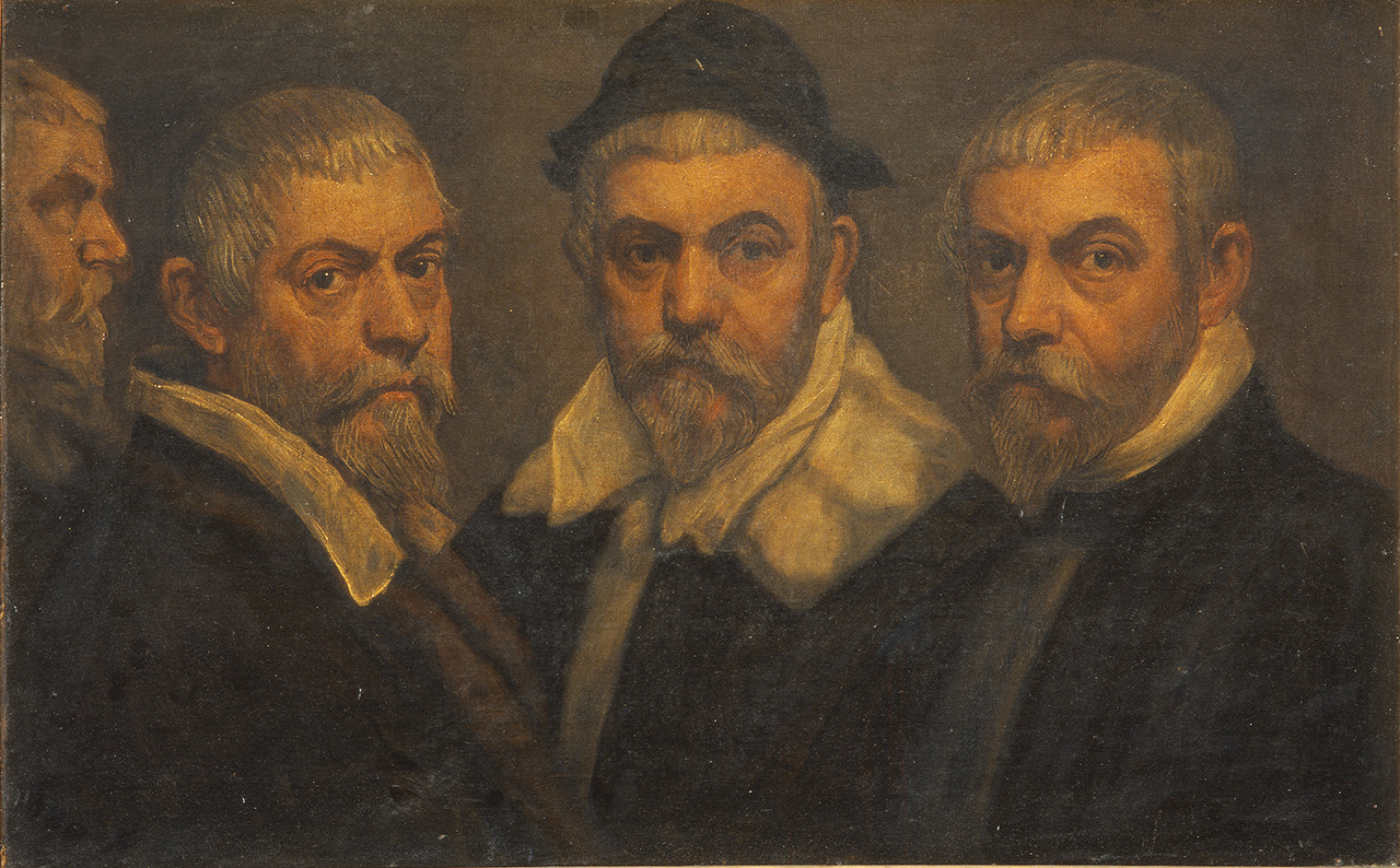 quattro ritratti di un uomo (dipinto) di Robusti Domenico detto Domenico Tintoretto (attribuito) (fine/ inizio secc. XVI/ XVII)