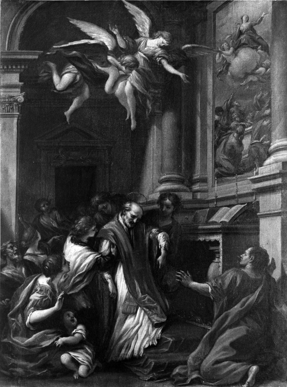 morte di Sant'Andrea Avellino (dipinto) di Hugford Ignazio Enrico (sec. XVIII)