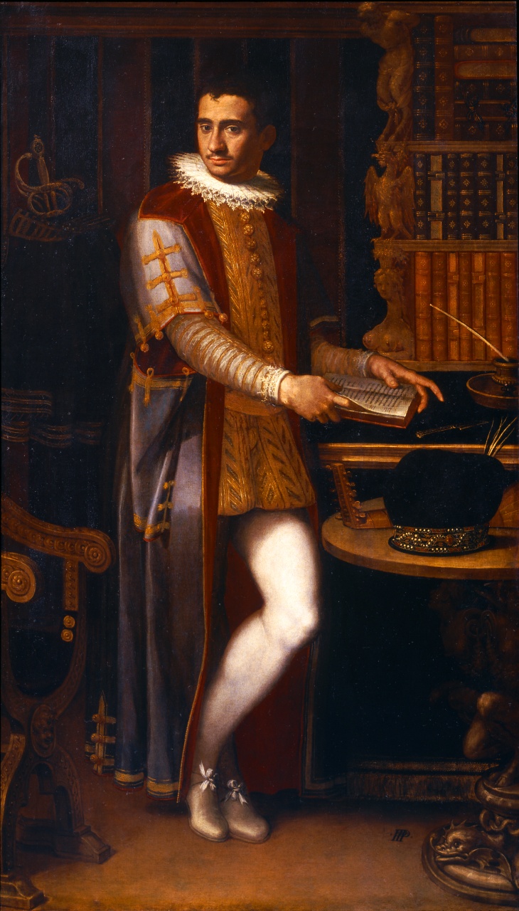 ritratto di Antonio de' Ricci (dipinto) di Morandini Francesco detto il Poppi (sec. XVI)