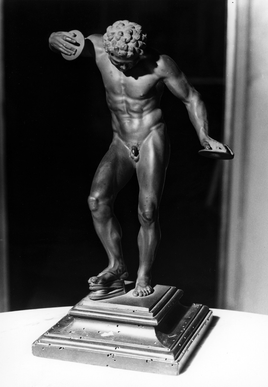fauno danzante (scultura miniaturistica) di Soldani Benzi Massimiliano (attribuito) (sec. XVIII)