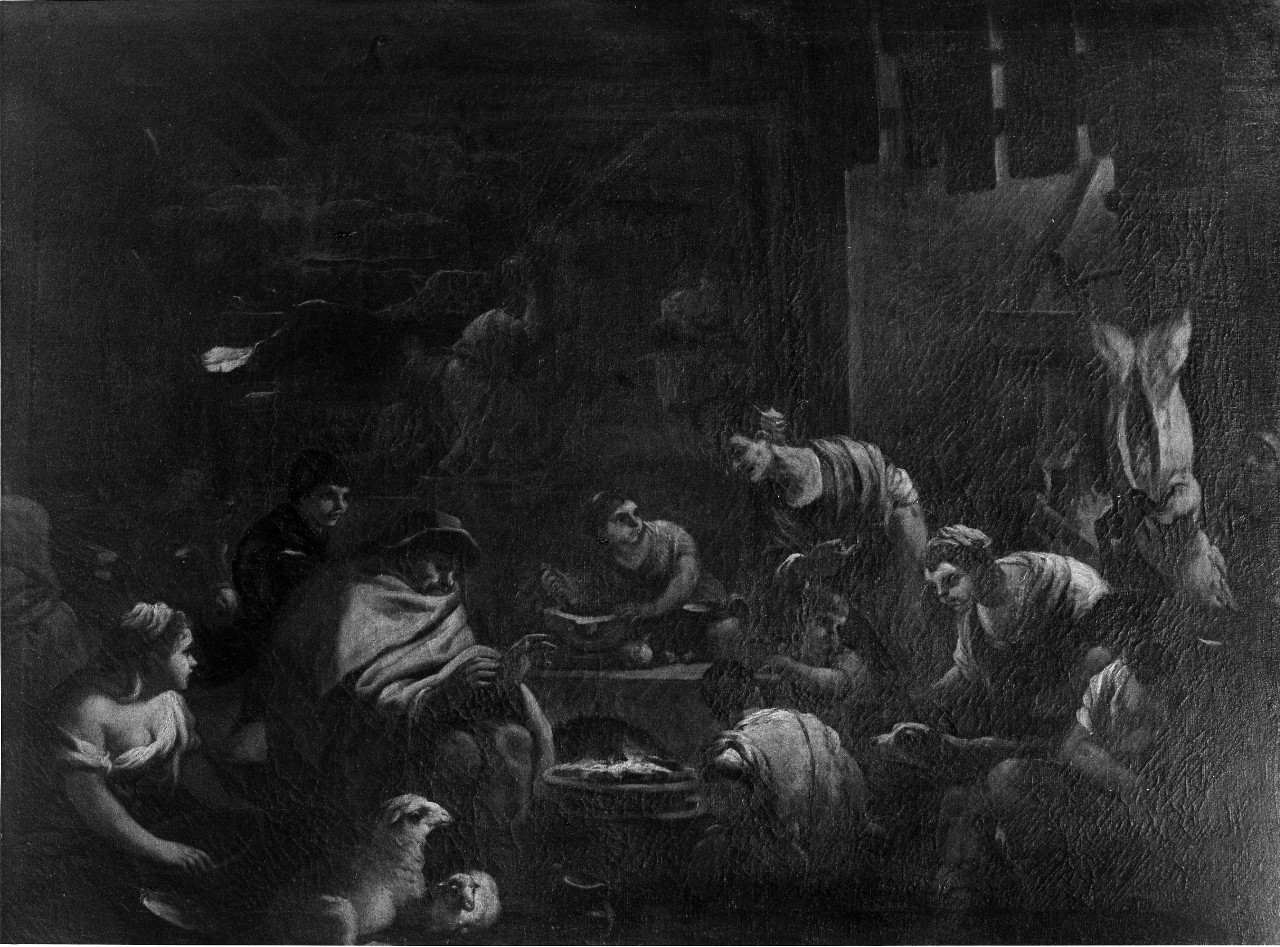 inverno (dipinto) di Giordano Luca (bottega) (sec. XVII)